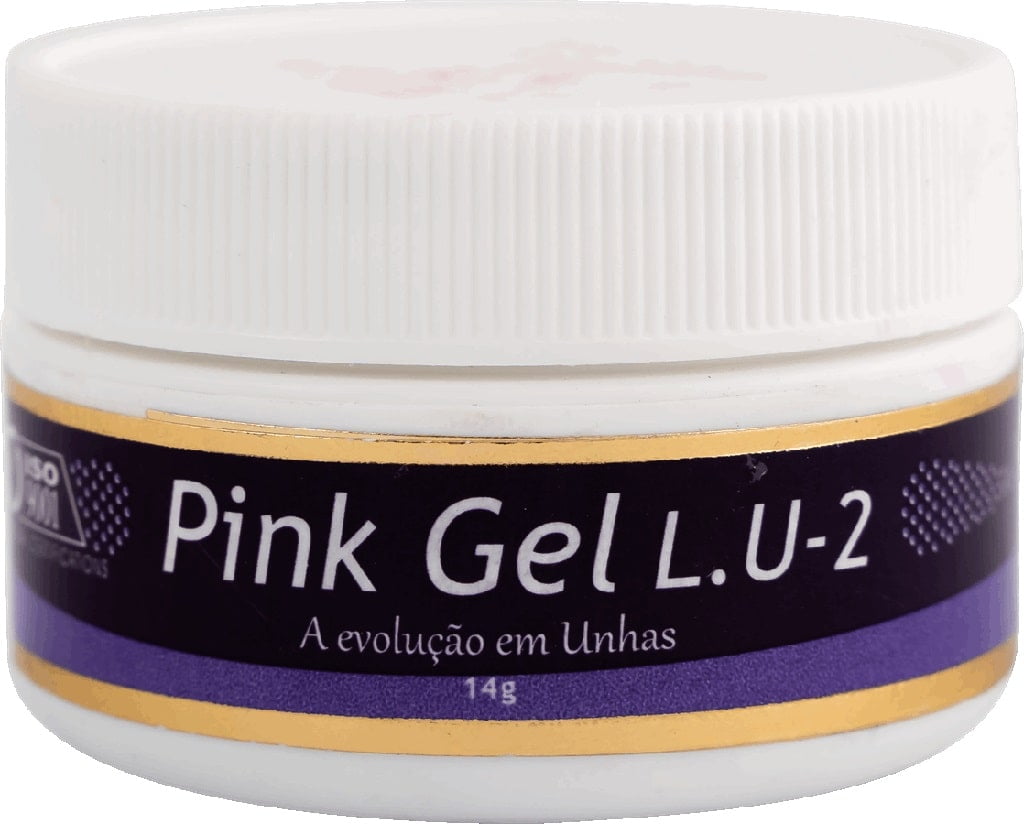 Gel para Alongamento de unha Piu Bella Pink Gel LU2 14g Natural