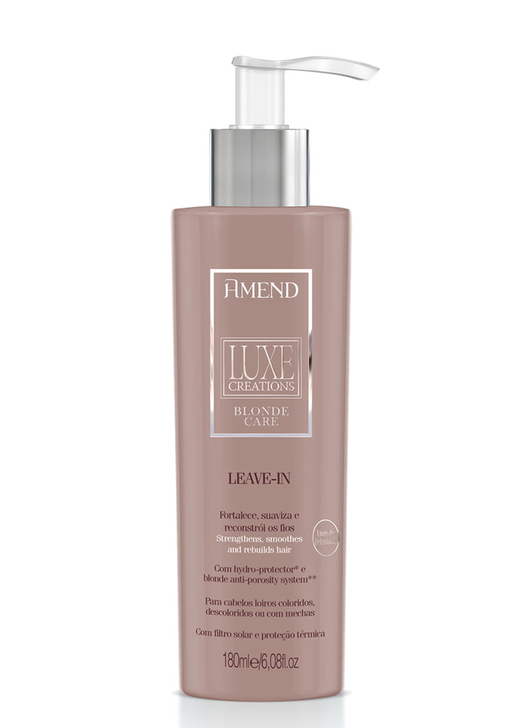Leave in Amend Luxe Blonde Care 180ml Reconstrutor