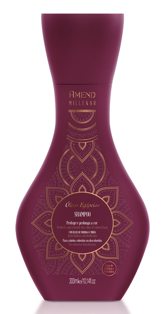 Shampoo Amend Millenar Oleos Egipcios Protetor da cor 300ml