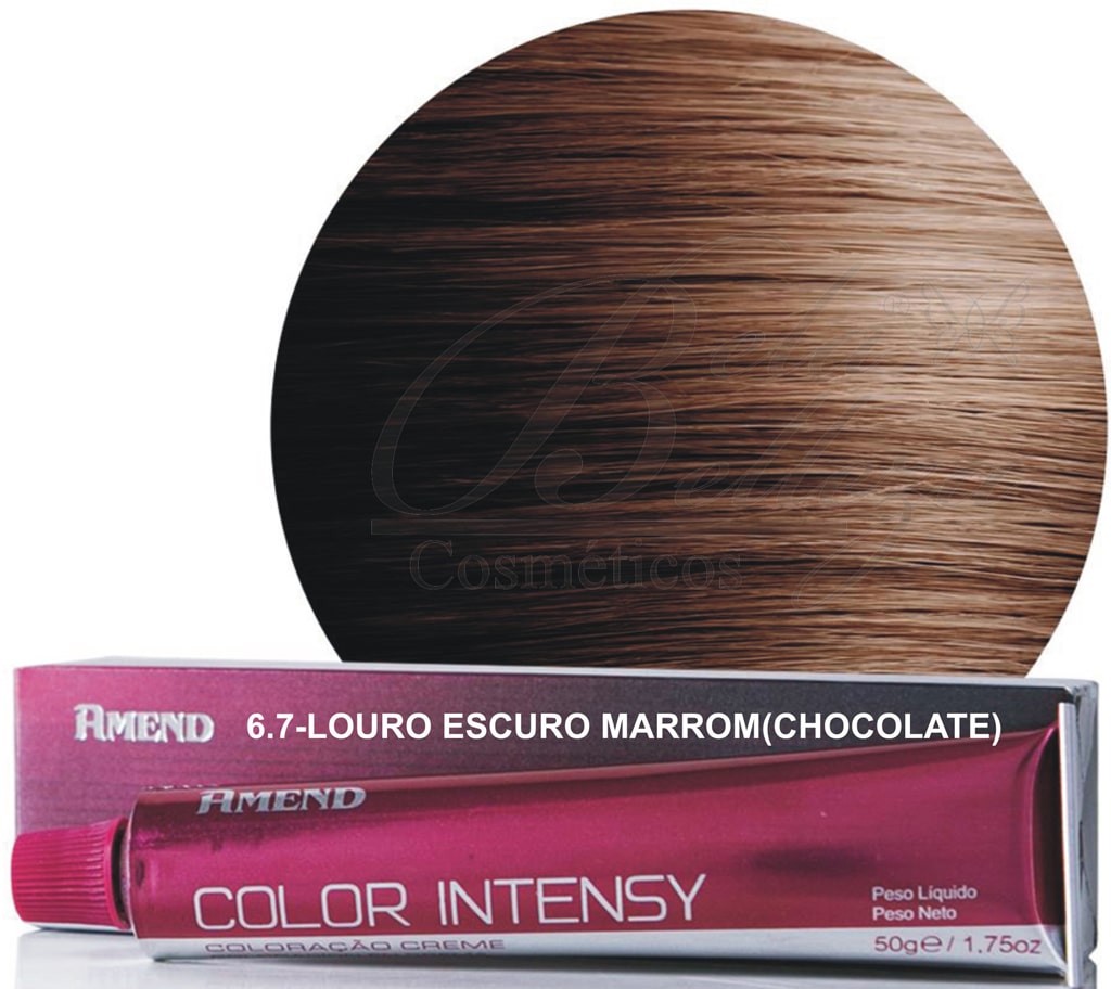 TINTA AMEND COLOR INTENSY 6.7 Chocolate -Louro Escuro Marrom