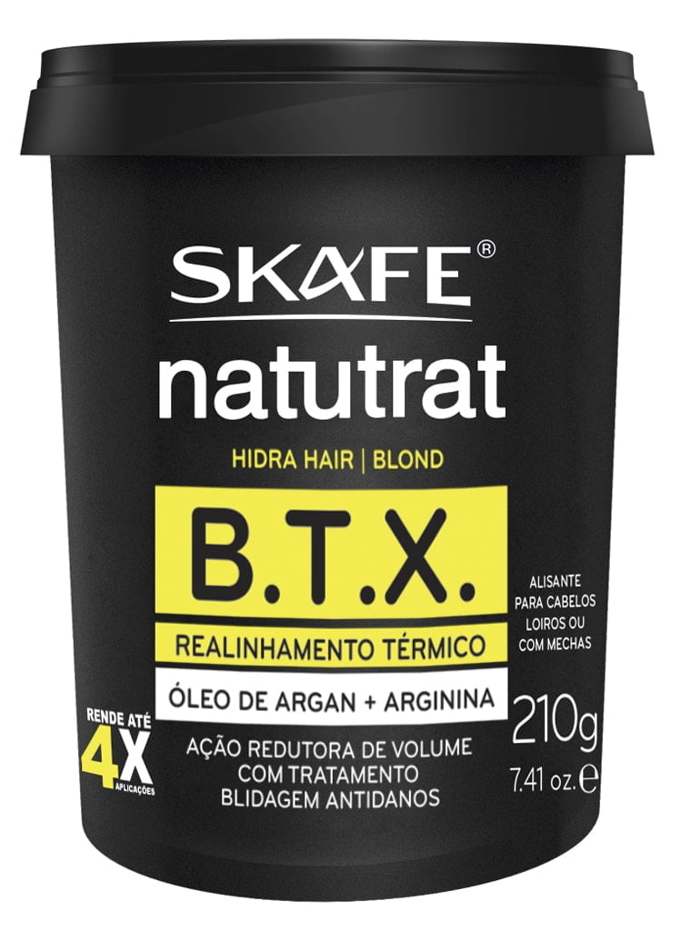 Botox Btx Natutrat Skafe 210g Blond Realinhamento Térmico