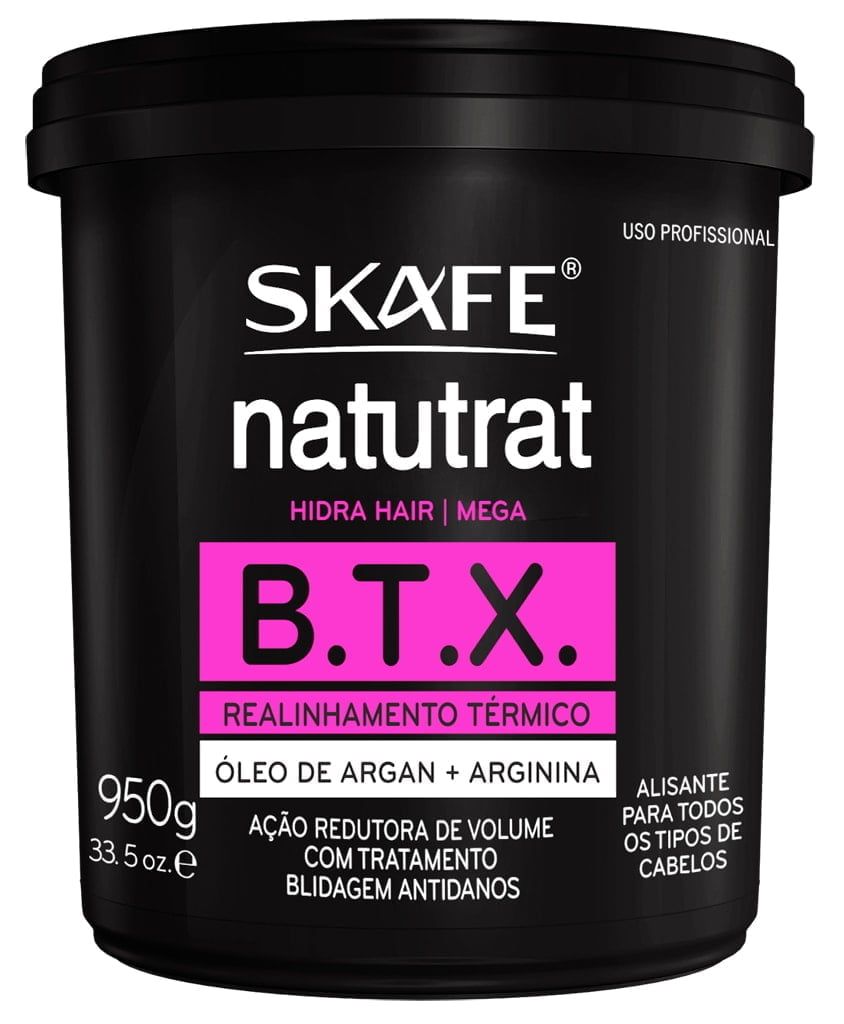 Botox Btx NatuTrat Skafe 950g Mega Realinhamento Térmico