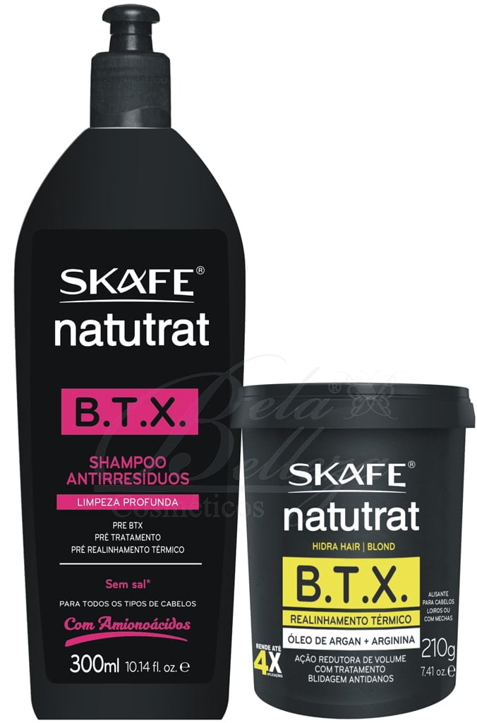 Botox Btx Natutrat Skafe Blond Realinhamento Térmico (210g + 300ml)