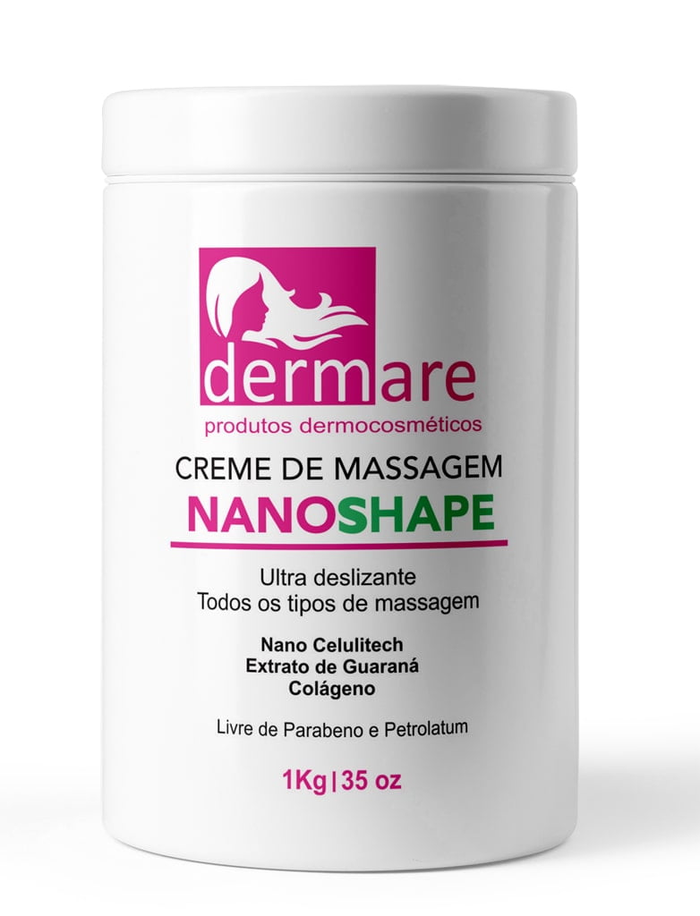 Creme de Massagem Dermare Nanoshape Ultra Deslizante 1kg