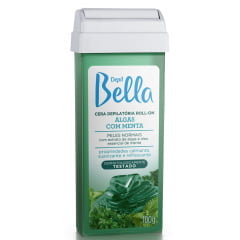 Cera Depil Bella Roll-on 100g Algas com Menta