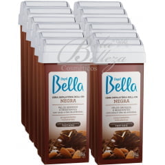 Cera Depil Bella Roll-on 100g Negra (12un x 100g)