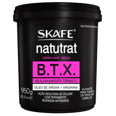 Botox Btx NatuTrat Skafe 950g Mega Realinhamento Térmico