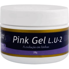 Gel para Alongamento de unha Piu Bella Pink Gel LU2 28g 